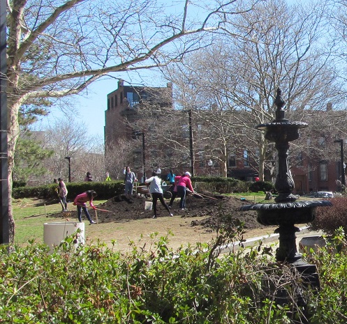 Volunteers on the Southwest Corridor